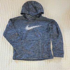 Kids Nike Dri-FIT Heathered Blue Top